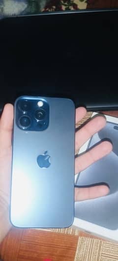 I PHONE 15 PRO MAX (Blue Tinanium )