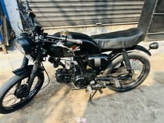 Crown bike modified self start cafe easer