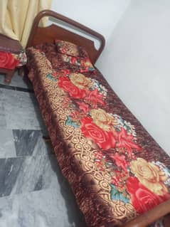 2 single bed for sale phone no:03145051137
