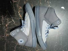 Converse Womens Axel Mid Blue Gray High Chucks