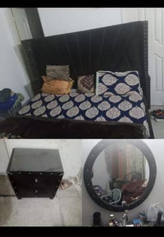 king size bed pure wooden