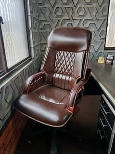 office chair and table