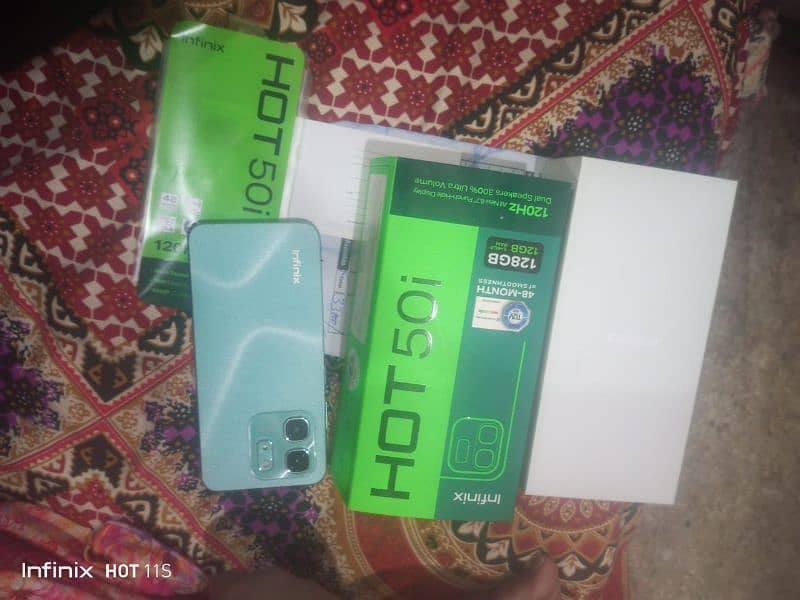infinix hot 50 I just box open . new condition 2