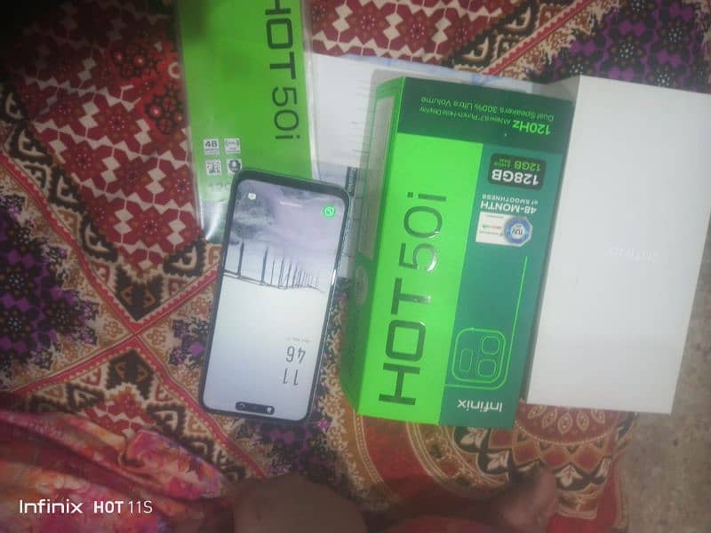 infinix hot 50 I just box open . new condition 3