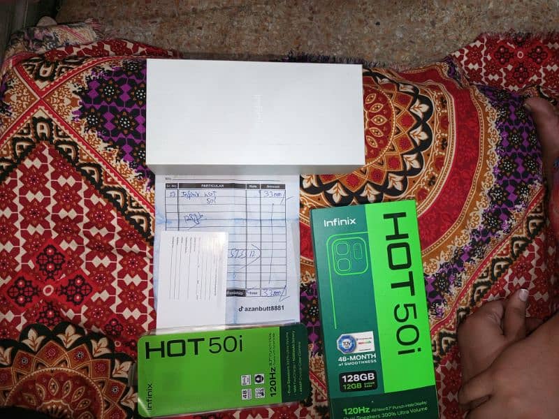 infinix hot 50 I just box open . new condition 4