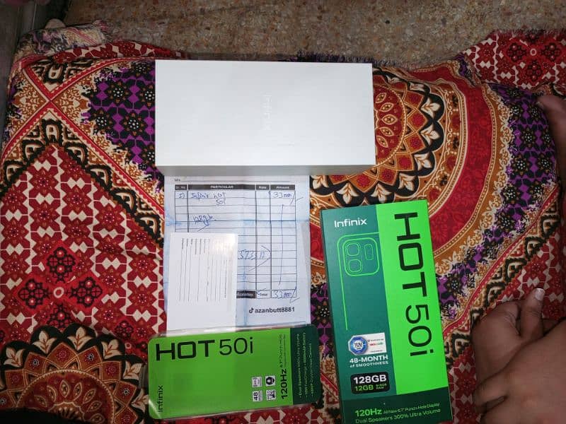 infinix hot 50 I just box open . new condition 5