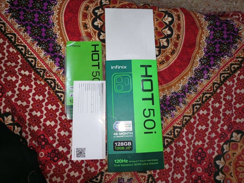 infinix hot 50 I just box open . new condition 6