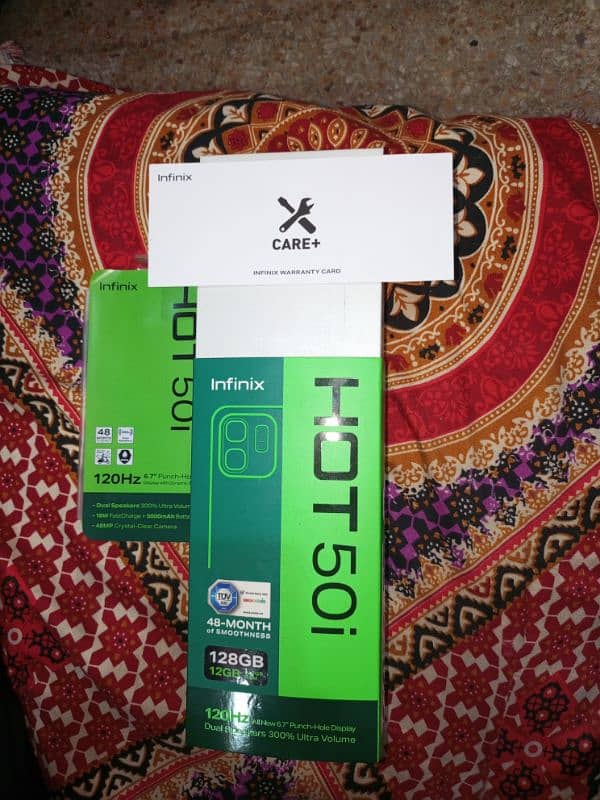 infinix hot 50 I just box open . new condition 7