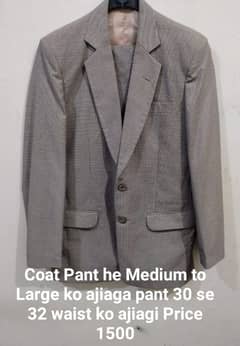 4 Coat pant 15oo ka 1 suit