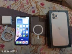 11 Pro Max PTA dual physical sims with box charger 90% battery health.