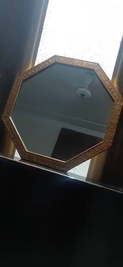 14/14 golden Octogon mirror .