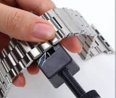 metallic smart watch strap