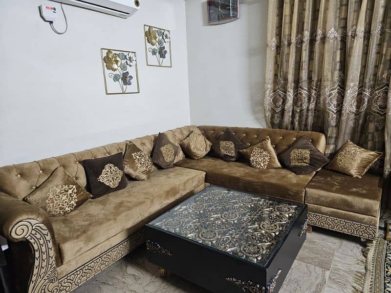 L Shape 7 Seater Sofa set 1