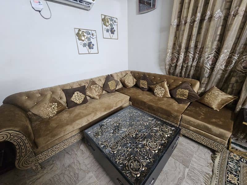 L Shape 7 Seater Sofa set 3