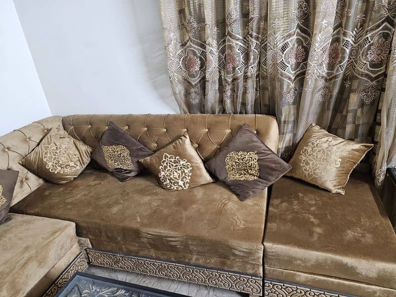 L Shape 7 Seater Sofa set 4