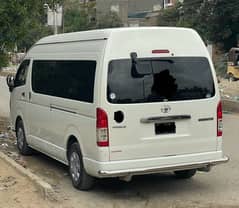 Toyota Hiace Available for rent on contract