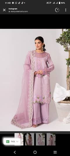 luxurious lawn suit