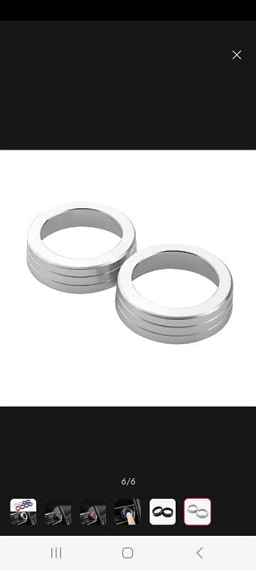 Civic X A/C knobs fancy 1