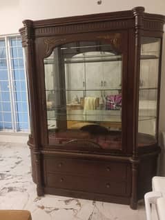 crockery display showcase