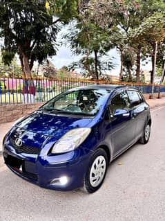 Toyota vitz B S edition 1.3L with 8 airbags and beige interior