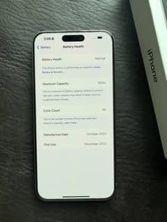 iPhone 15 Pro Max 256GB (UK Model) Dual SIM Unlocked | 100% Battery He