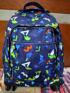 Kipling Brand Trolly and Labtop Bag Best for Travel ,School