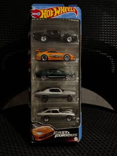 The most rare n valuable HOTWHEELS FAST N FURIOUS Pack of 5 cars