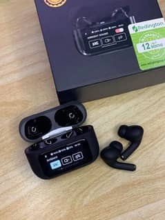 Airpods Pro LED Display Black Color Good Base Goo Bettery Timing