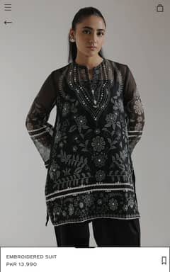 Ethnic Black Dress ( three piece)