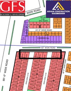 NORTH TOWN RESIDENCY PHASE 1 SUPERIOR 2 BLOCK 144syd 60feet Road Face Plot