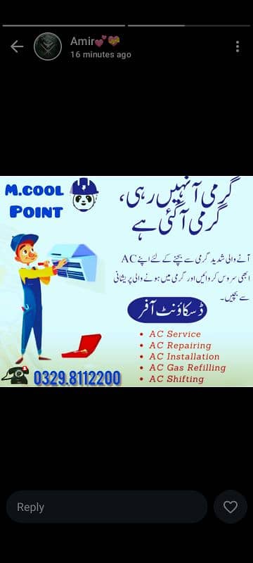 Ac service & Repairing All problem one solution call for me 0