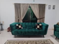 5 seater sofa set in barely used condition.