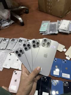 iphone 15 pro max 256gb JV natural titanium @istore by farhan