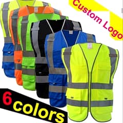High Visibility Men Women Safety Vest Reflective Breathable Mesh Work