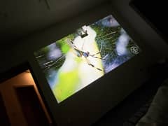 4K 60Hz Projector – 120” Ultra HD Display | Portable & Powerful | 50%