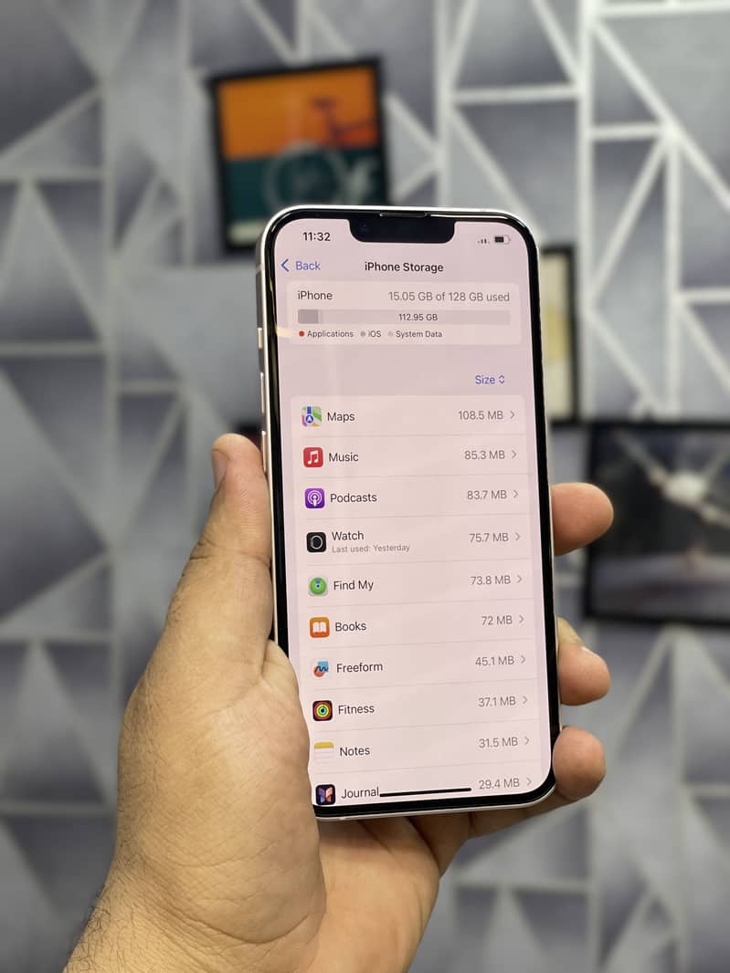 iphone 13 128gb pta approved 86% battery waterpack 10