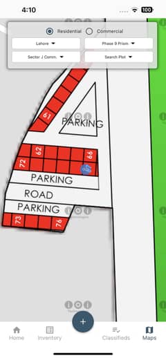 DHA Lahore Phase 9 Prism J Block 4 Marla Corne Facing Ring Road Commercial Plot For Sale