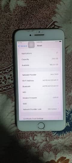 i m salling iphone 8 plus 256 gb non P. T. A
