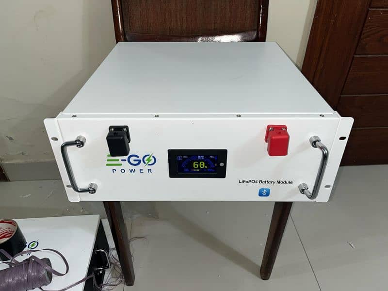 E-Go Power LiFePo4 lithium battery 24V 100Ah, 200Ah 2