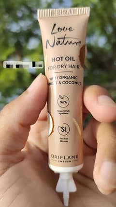 Love Nature Hot Oil For Dry Hair with Organic Wheat & Coconut