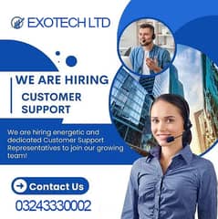 Customer Support Representative -Male & Female-Night Shift (CSR)