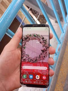 Samsung s8 4gb 64gb glas crick sim warking