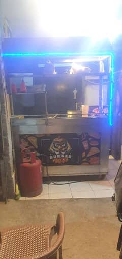 fast food counter & frezer