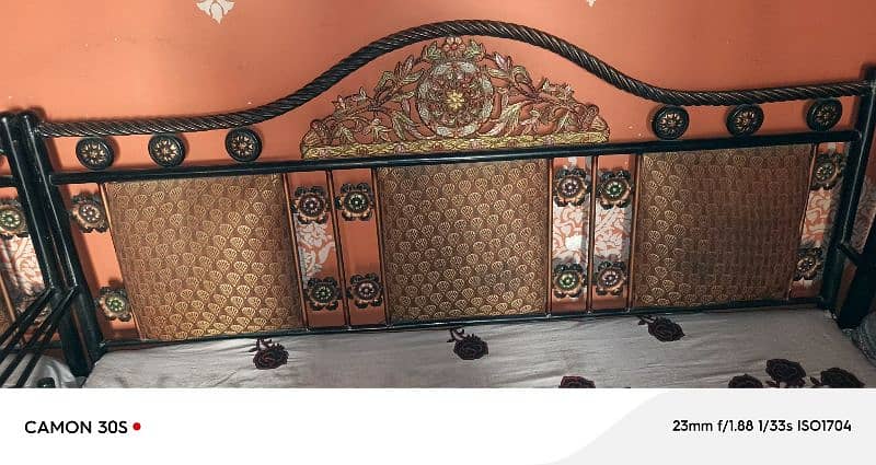 iron sofa with table 1