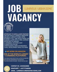 Office base Jobs available in Behria enclave