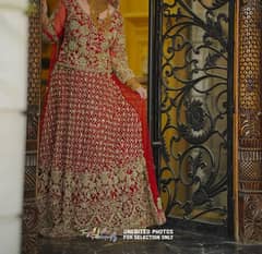 Red Bridal dress