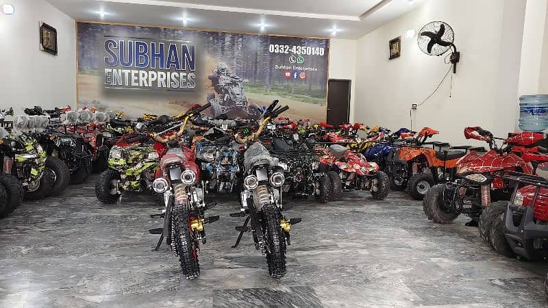 124cc Special Edition Sports Mini Trail & Atv Quad Bike for Sell Pak 3