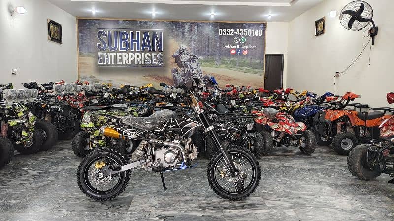 124cc Special Edition Sports Mini Trail & Atv Quad Bike for Sell Pak 4