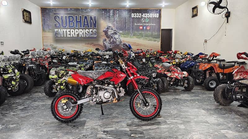 124cc Special Edition Sports Mini Trail & Atv Quad Bike for Sell Pak 6