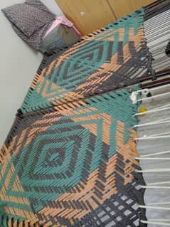 pair of iron charpai